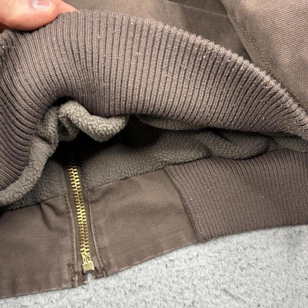 Big Smith Jacket Men’s 3XL Brown Duck Canvas Hooded Work Coat Heavy Lined - Picture 14 of 15